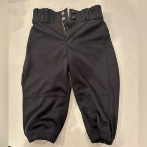 Champro Black Youth Small Softball Pants.